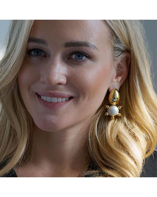 Saule Label Metallic Tulia Earrings