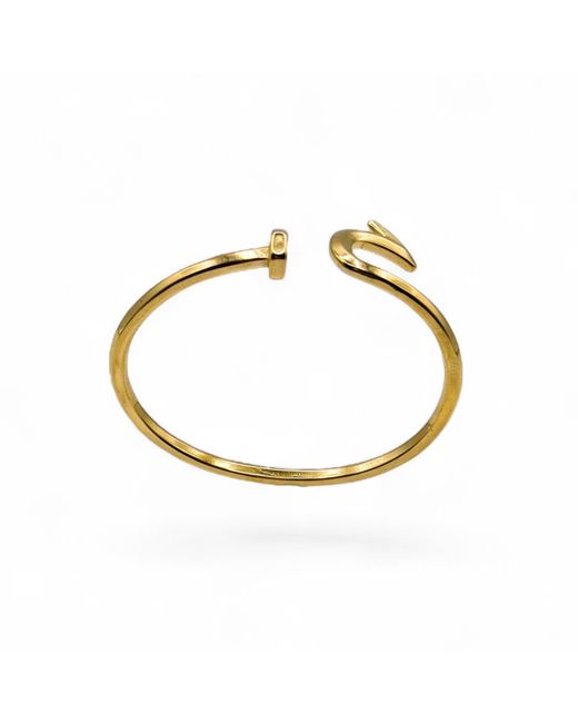 Jagged Halo Jewelry Yellow Nailed It Nail Cuff Bangle
