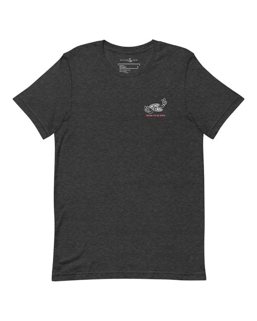 Anchor and Crew Black Heather Ripe Avocado Dial-A-Local Organic Cotton T-Shirt for men