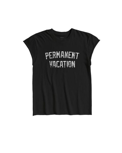 Other Uk Black Permanent Vacation Rocker Tee for men
