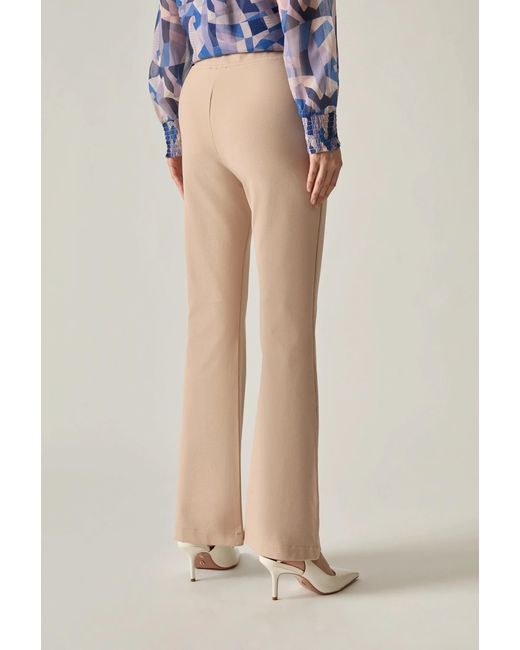 James Lakeland Natural Neutrals Bootleg Trousers