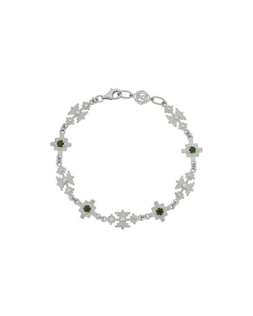 Zoe & Morgan Metallic Ayllu Bracelet Chrome Diopside