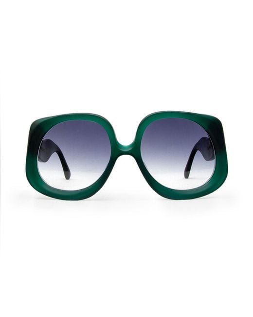 Loop and Egg Blue Sunglasses L A G One Dark