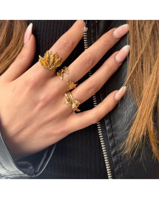 Unaloe Metallic Santafè Adjustable Ring