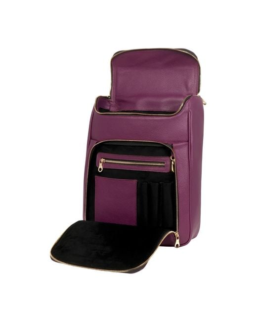 Luis Steven Purple Medium Laptop Pack