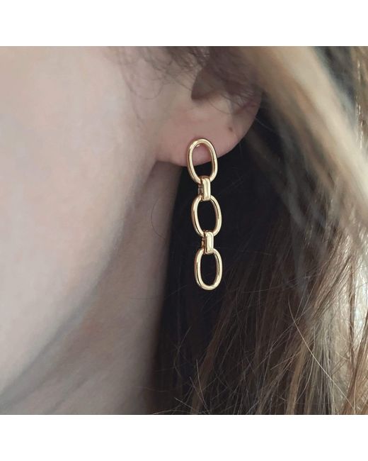 IN CAUDA VENENUM Metallic Circé Earrings
