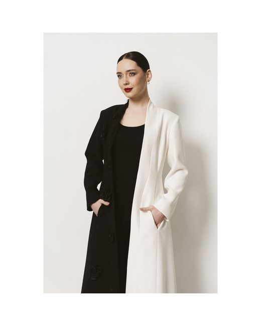 Roqaia Fashion House Black Yin & Yang Jacket
