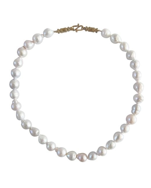 Unleash Cph Metallic Glow Pearl Choker