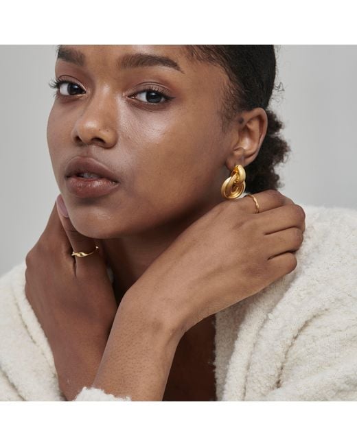 Shabella Nyc Metallic Adjustable Beaded Marquise Ring
