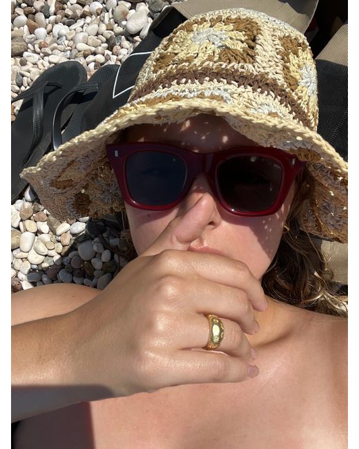 Sccollection White Sofia Eye Ring
