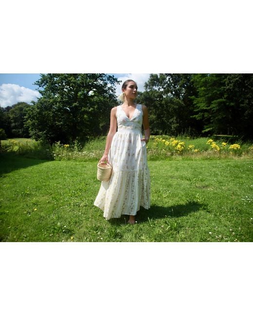 Em & Shi White Apothecary Dress