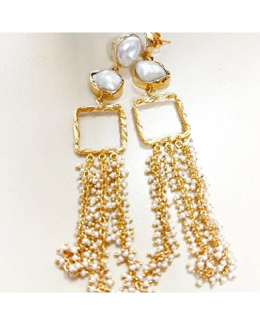 Sibylla Delphica Metallic Drop Pearls Cluster