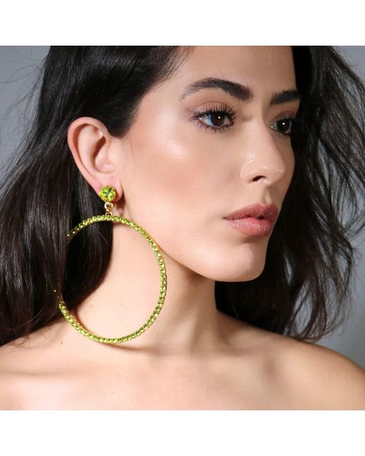 Vicki Sarge Black The Jumbo Hoop Earrings