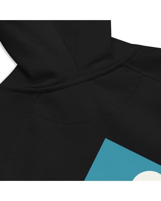 Anchor and Crew Black Just Roam. Seeker Organic Cotton Raglan Hoodie