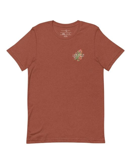 Anchor and Crew Brown Clay Organic By Design Passenger Organic Cotton T-Shirt for men