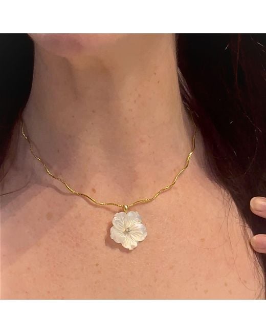 The Link Between Metallic Renata Necklace Vermeil