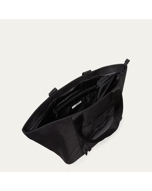 Lulu Guinness Black Nylon Macy Tote Bag
