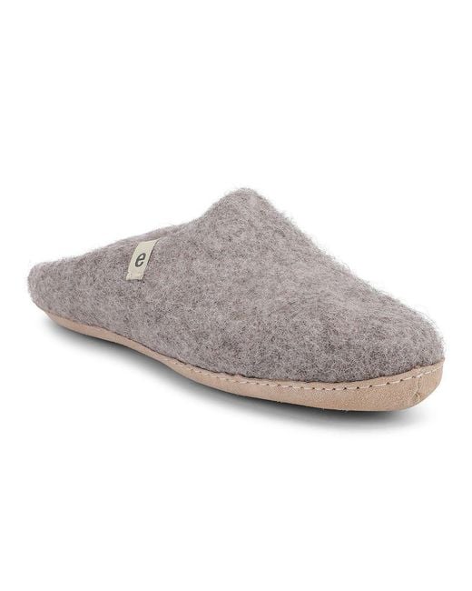 Egos Gray Natural Slipper