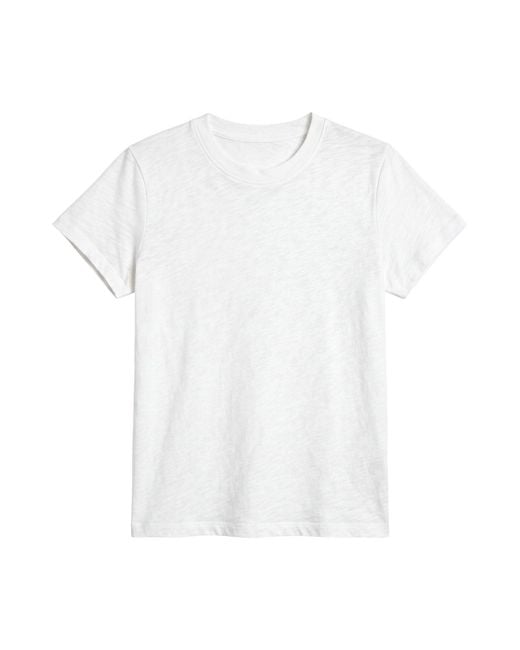 Brodie Cashmere White Weekend Boxy Tee