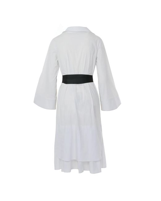 Larisa Dragna Gray Shido Dress
