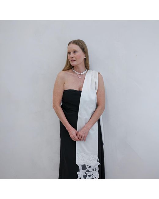 London Atelier Byproduct Blue Freshwater Irregular Square Pearl Necklace