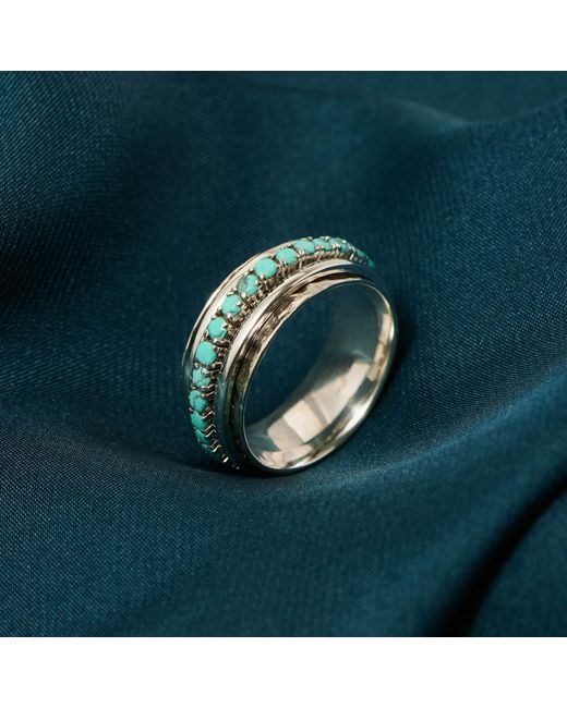 Charlotte's Web Jewellery Blue Parvati Spinning Ring