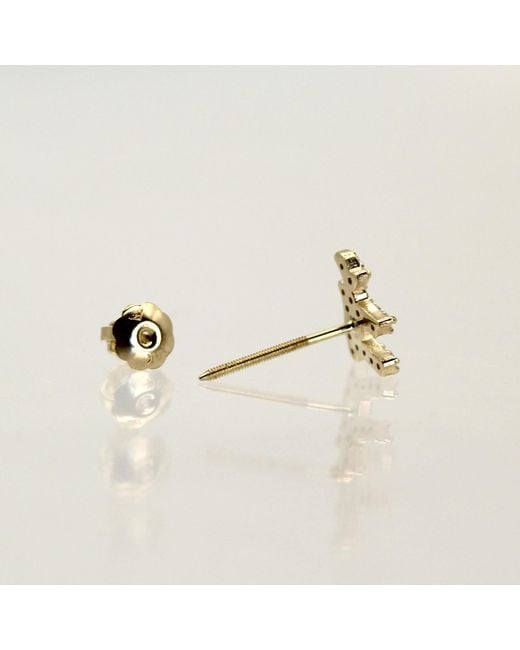 VicStoneNYC Fine Jewelry White Diamond Chai Earrings