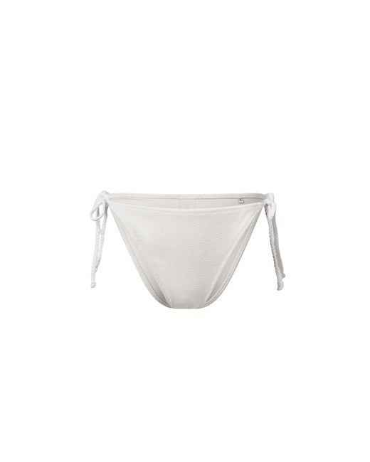 Aqva Swimwear White Neutrals Nude Tortuga Bikini Bottom