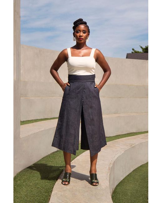 Xclamations UK Blue Denim Scullotes