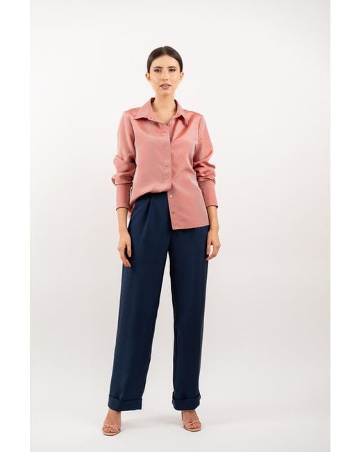 Eternoir Pink Rose Peach Whisper Shirt
