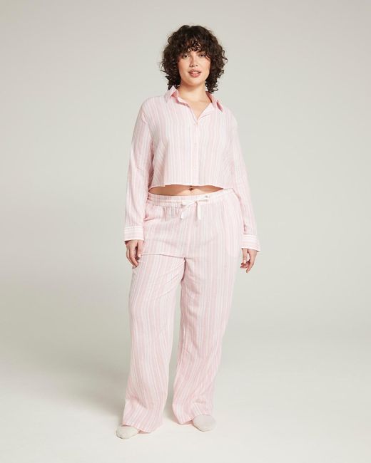Nudea Pink The Cropped Shirt