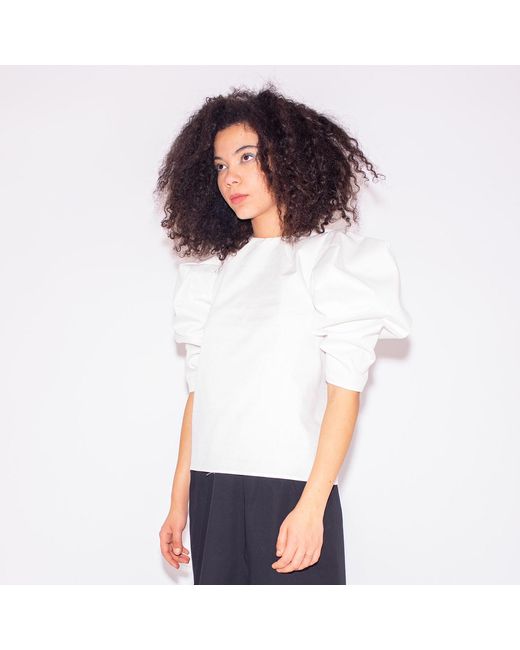 Bianca Popp White Victorian Sleeves Blouse