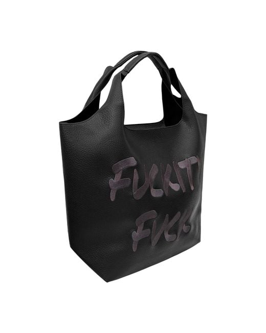 Lilly Loves Black Fuckity Fuck Vegan Bag
