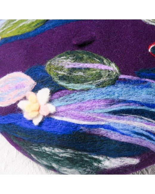 Heartfelt Layers Blue Monet Water Lilies