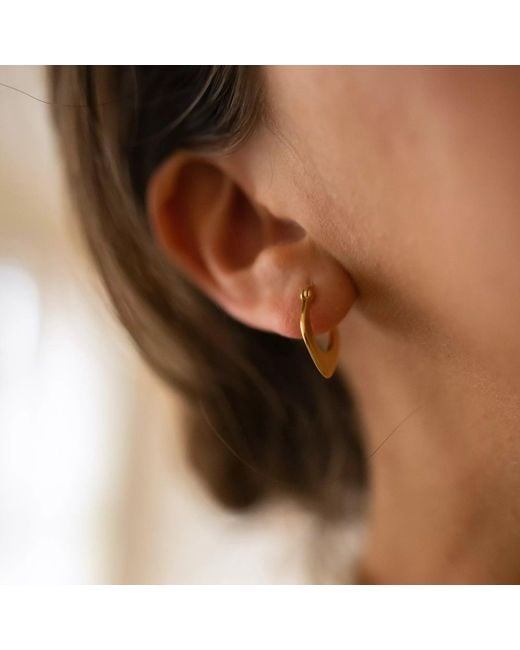 Elk & Bloom Metallic Small Geometric Hoops