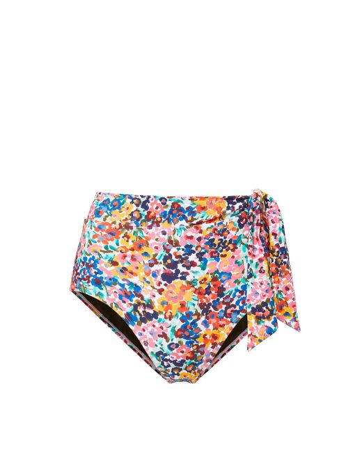 Change of Scenery White Side Tie High Waist Bottom