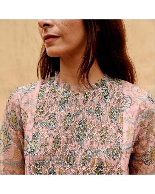 Liminal Pink Poppy Blouse
