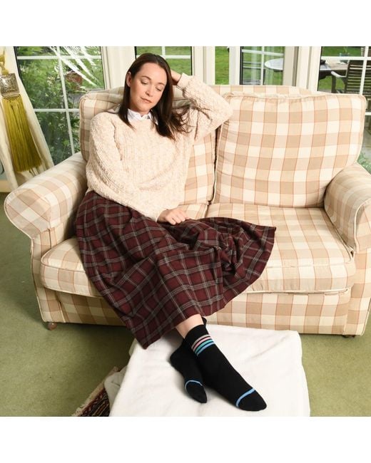 Peper Harow - Made in England Black Mix Tape Socks –
