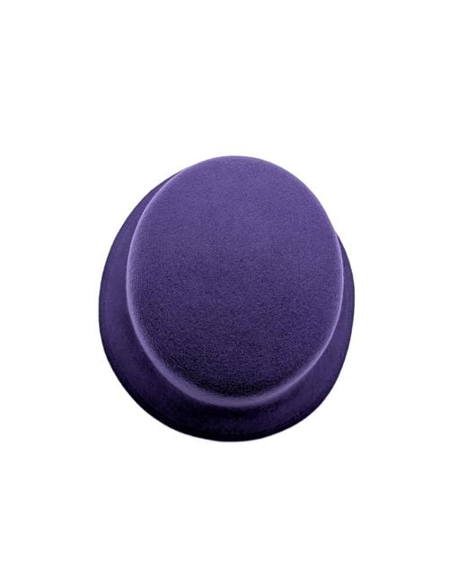 DORIA 1905 Purple Wool Felt Cloche Hat