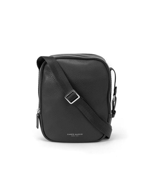 CAMPO MARZIO Roma 1933 Black Stockholm Crossbody Bag for men