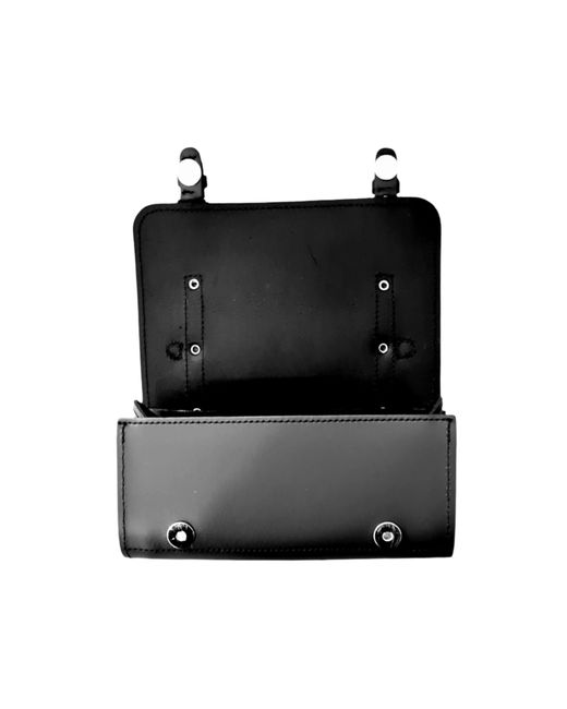 Zatchels Black Handmade Leather Bowler Bag