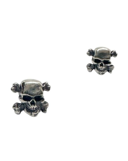 Tg-Jewellery by Tamara Gervasio Multicolor Skull Stud Sterling Earrings