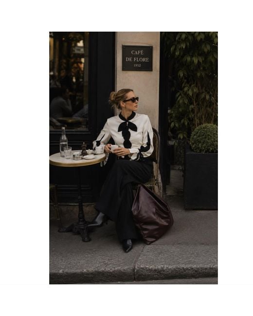 Julia Allert Natural Elegant Fitted Blouse –