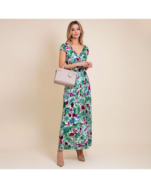 Alie Street London Green Sophia Maxi Dress