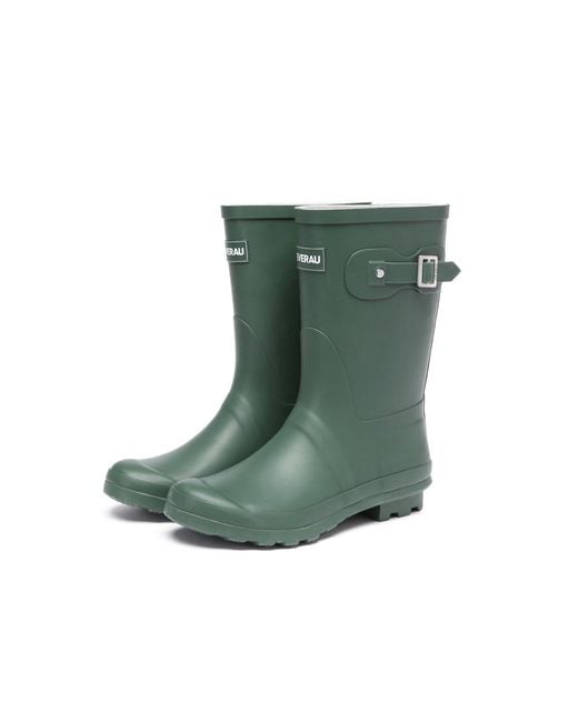 EverAu Australia Green Penguin Mid-Calf Gumboots