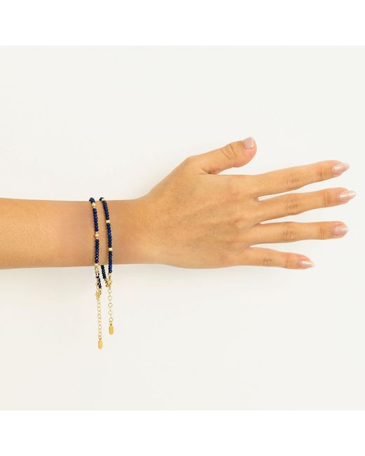 Inari Jewellery Blue Celestial Bracelet Lapis Lazuli Gemstone