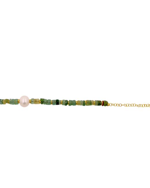 1610Istanbul Metallic Istanbulite Gemstone Bracelet