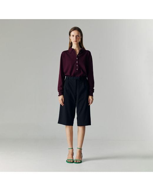 Ats the Label Black Elen Bermuda Pants