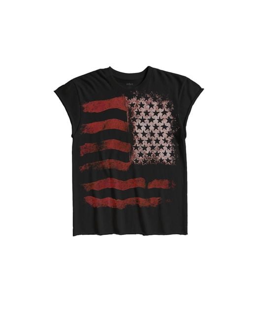Other Uk Black Stars & Stripes Rocker Tee for men