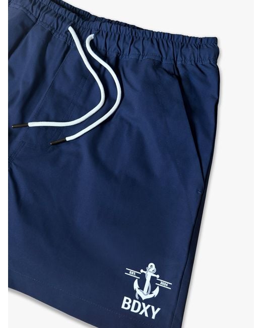 Bdxy Studio Blue The Frame Swimshorts Anchor for men